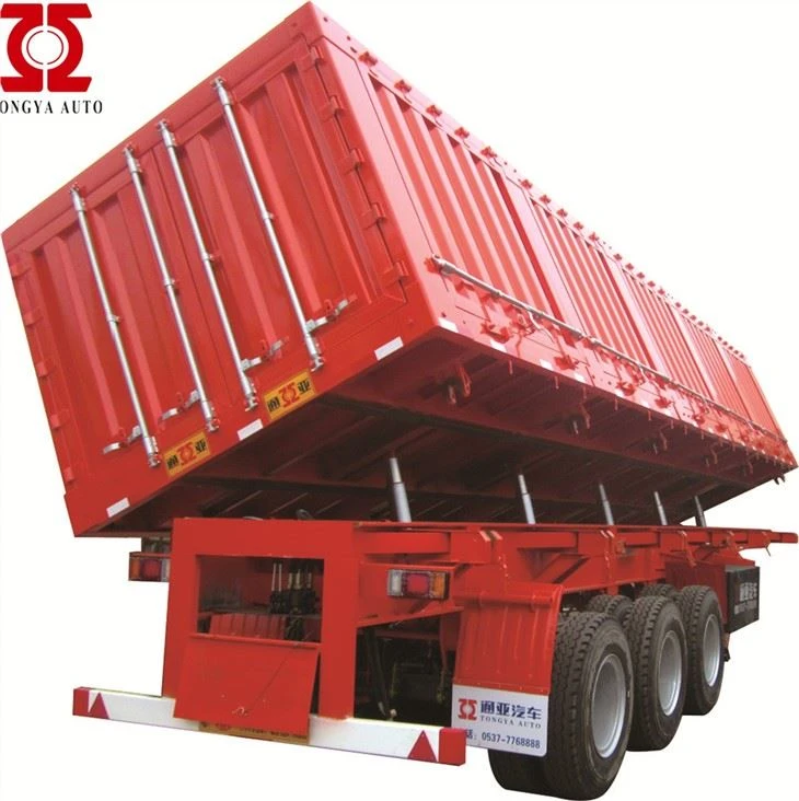 3axles সাইড ডাম্প ট্রেলার