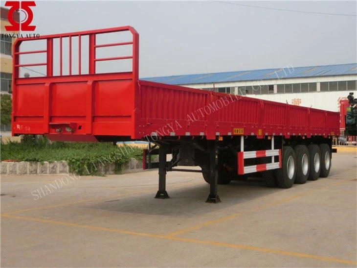 4axles সাইড ওয়াল ট্রেলার