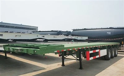 টেকসই মানের সঙ্গে TONGYA 40ft কন্টেইনার ফ্ল্যাটবেড সেমি ট্রেলার