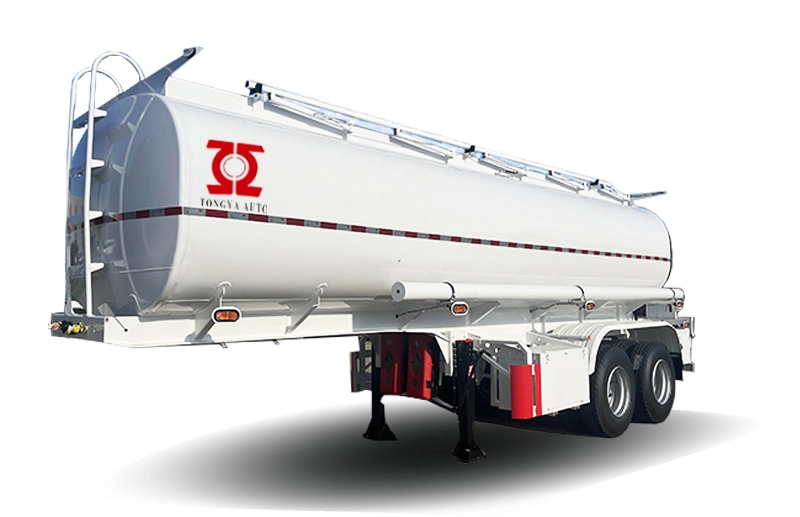 2axles জ্বালানী ট্যাঙ্কার সেমি ট্রেলার