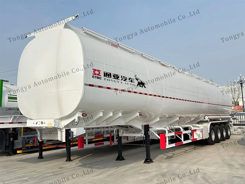 4 Axle 80000L ফুয়েল ট্যাঙ্কার সেমি ট্রেলার