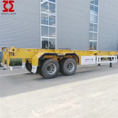 2 Axkes 40ft কন্টেইনার ট্রেলার