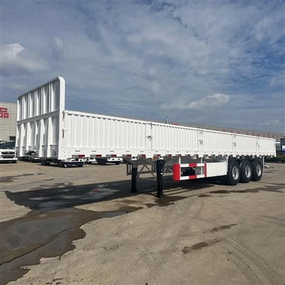 3axles সাইড ওয়াল সেমি ট্রেলার